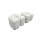 Castlery Hugg Nesting Rectangular Coffee Table and Ottoman Set