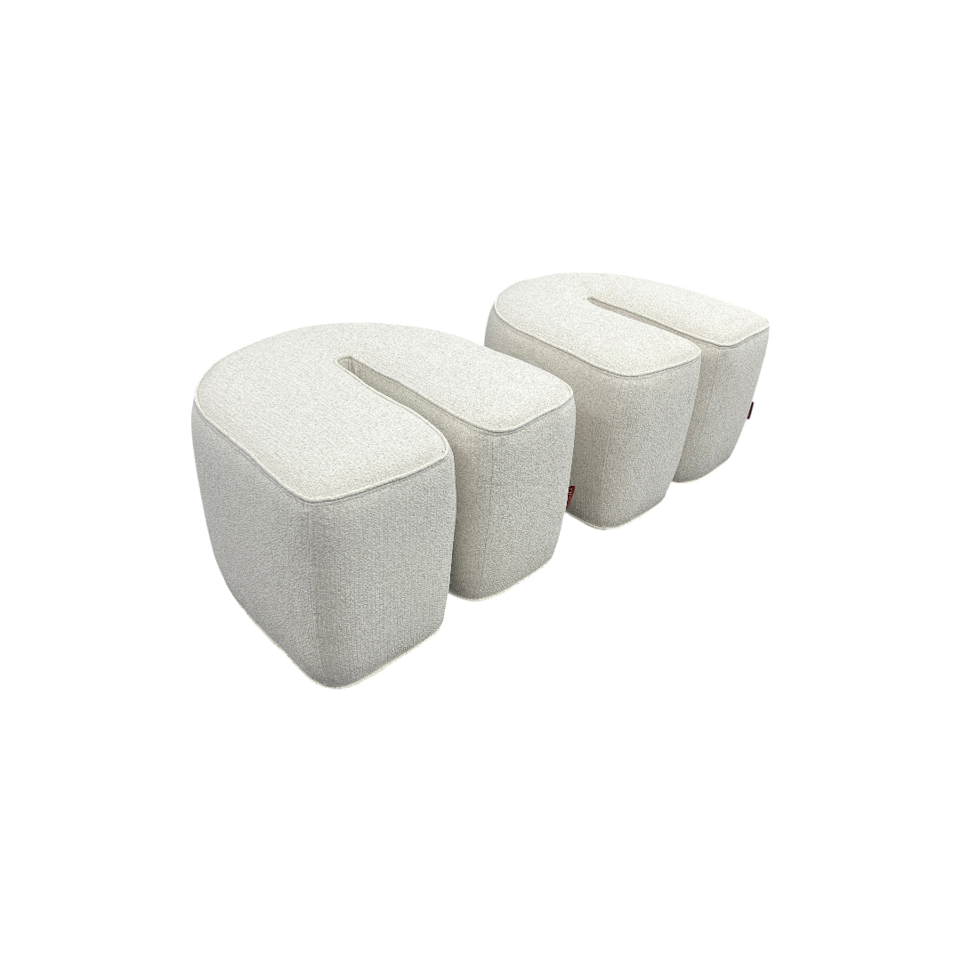 Castlery Hugg Nesting Rectangular Coffee Table and Ottoman Set