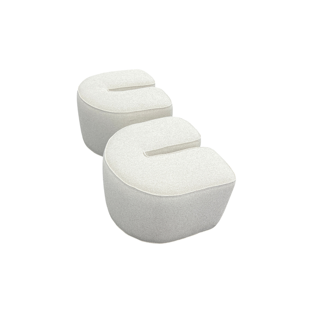 Castlery Hugg Nesting Rectangular Coffee Table and Ottoman Set