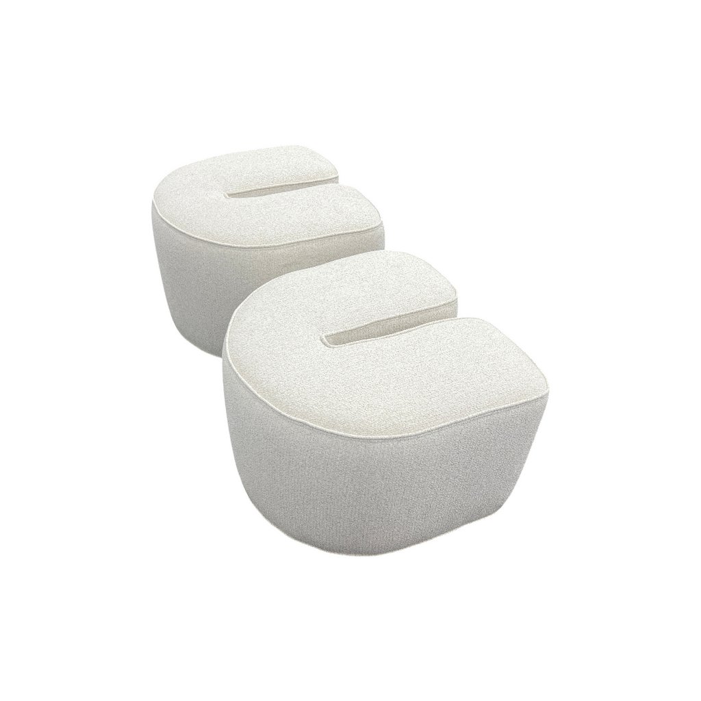 Castlery Hugg Nesting Rectangular Coffee Table and Ottoman Set