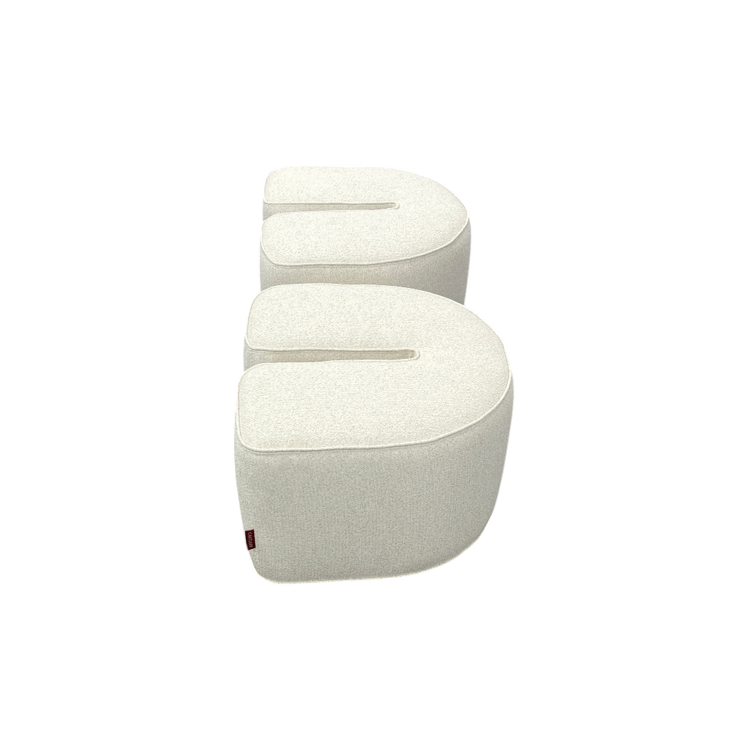 Castlery Hugg Nesting Rectangular Coffee Table and Ottoman Set