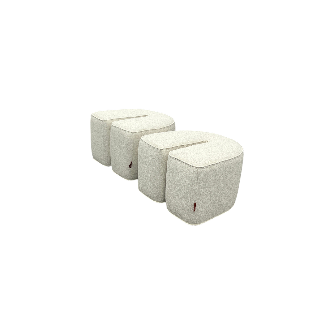 Castlery Hugg Nesting Rectangular Coffee Table and Ottoman Set