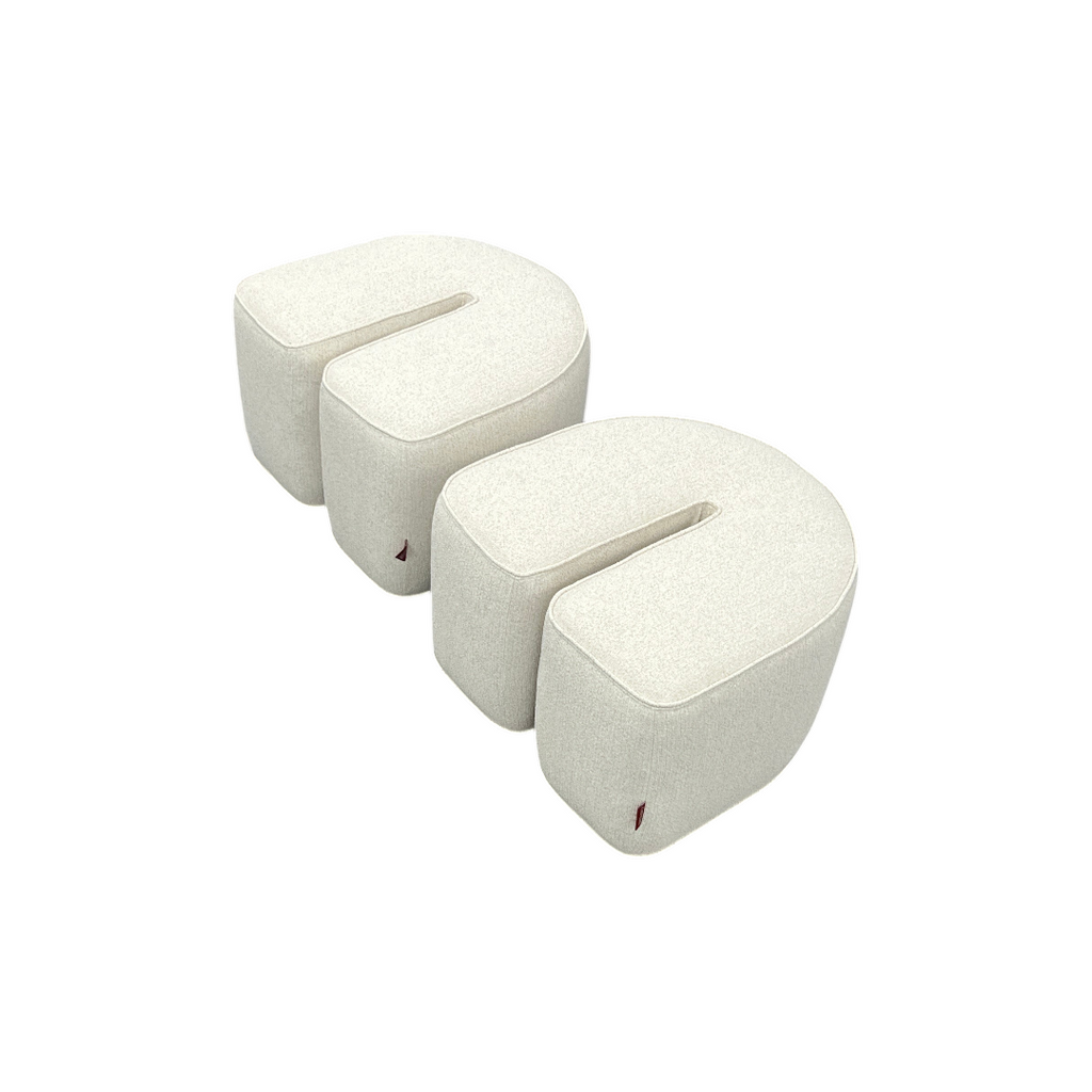 Castlery Hugg Nesting Rectangular Coffee Table and Ottoman Set