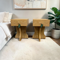 Lulu and Georgia Hourglass Nightstand Set of 2