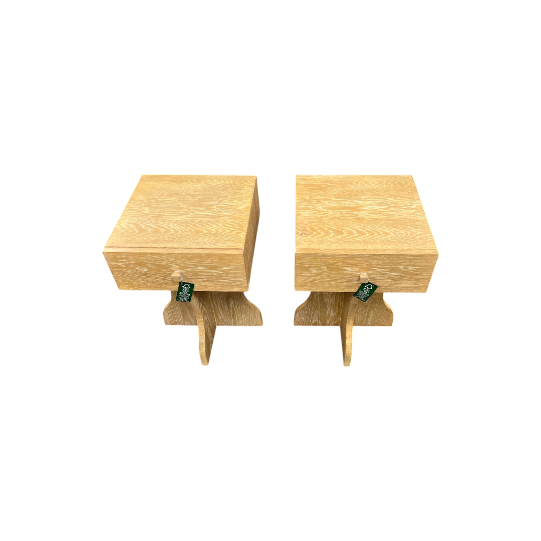 Lulu and Georgia Hourglass Nightstand Set of 2