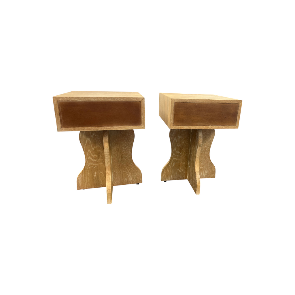 Lulu and Georgia Hourglass Nightstand Set of 2