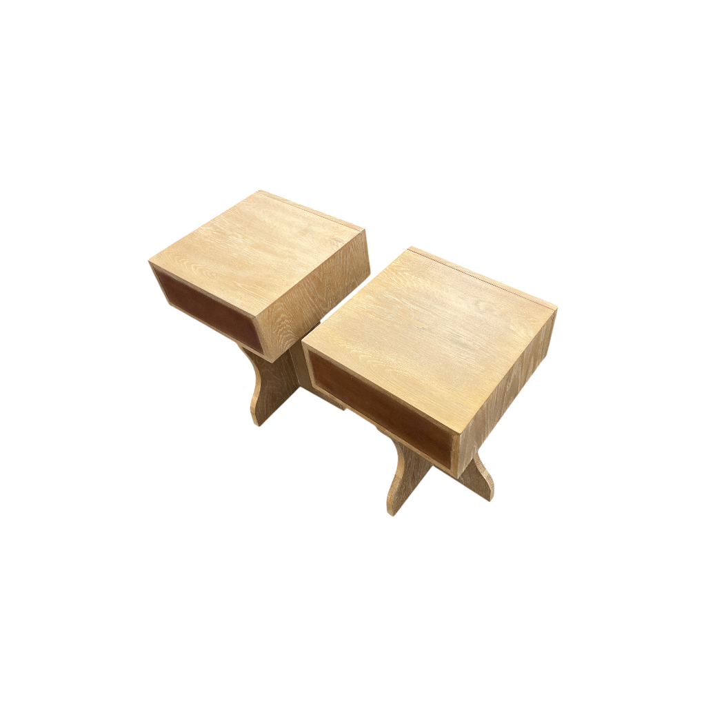 Lulu and Georgia Hourglass Nightstand Set of 2