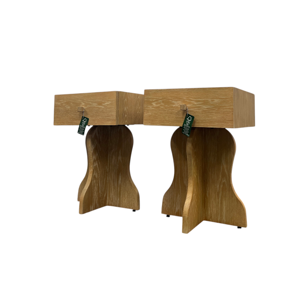 Lulu and Georgia Hourglass Nightstand Set of 2