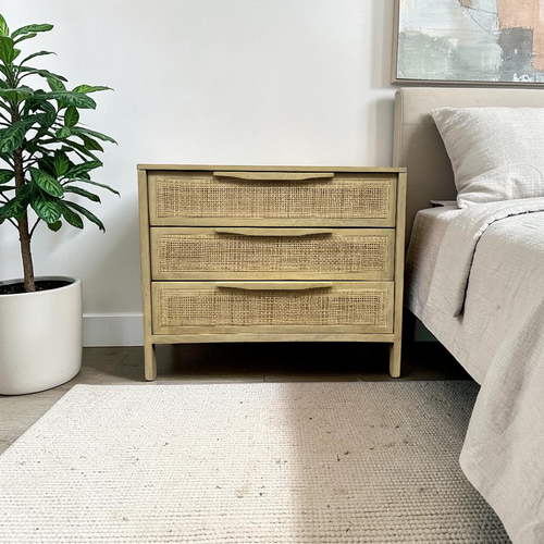 Lulu and Georgia Hannah 3-Drawer Nightstand, image 1