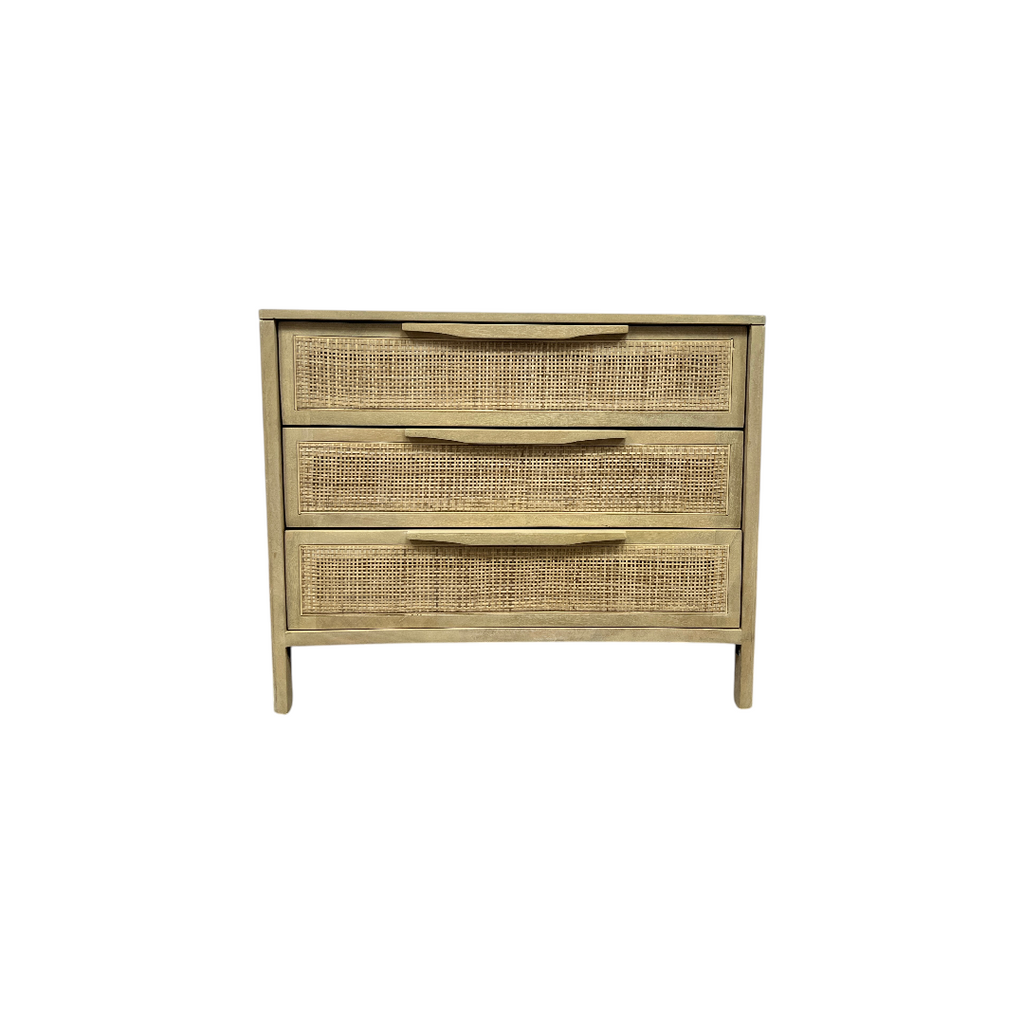 Lulu and Georgia Hannah 3-Drawer Nightstand