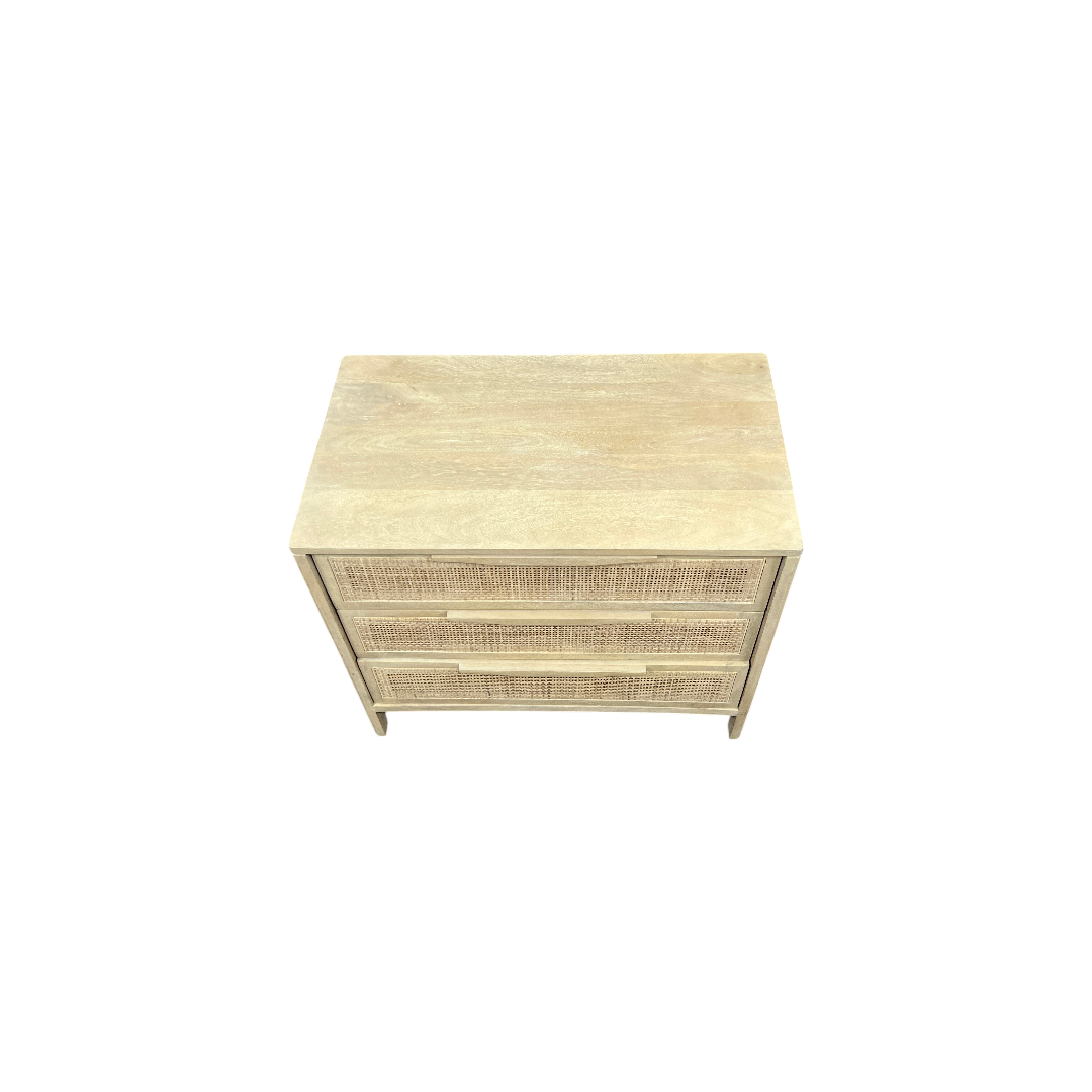 Lulu and Georgia Hannah 3-Drawer Nightstand
