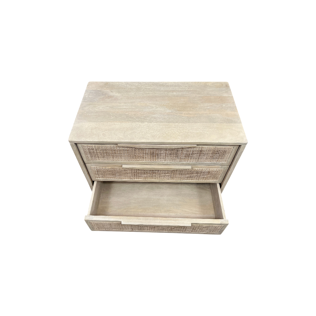 Lulu and Georgia Hannah 3-Drawer Nightstand
