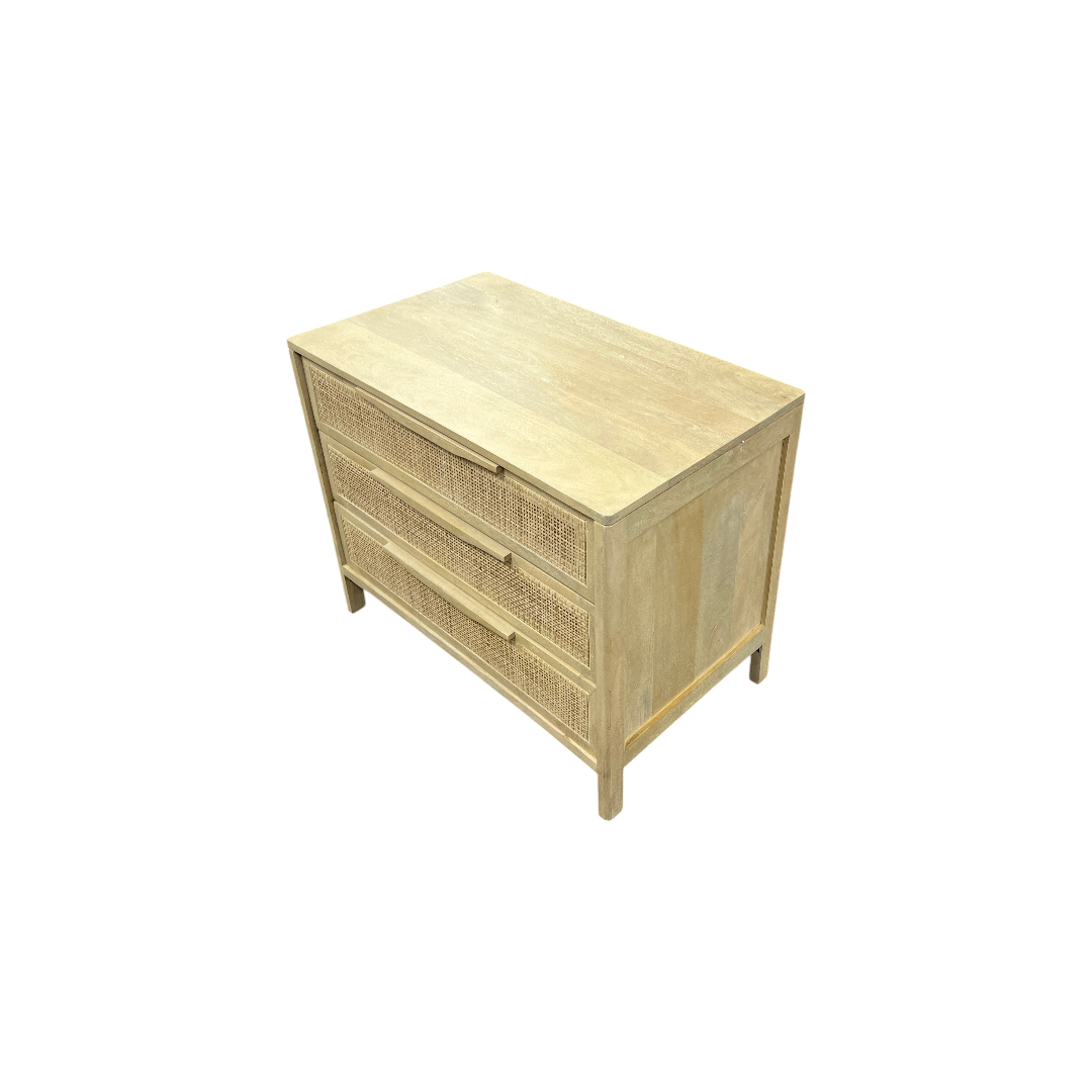 Lulu and Georgia Hannah 3-Drawer Nightstand