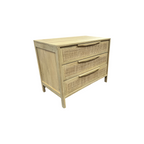 Lulu and Georgia Hannah 3-Drawer Nightstand