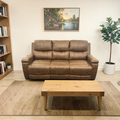 Latitude Run Ilkeston Wide Vegan Leather Manual Reclining Sofa