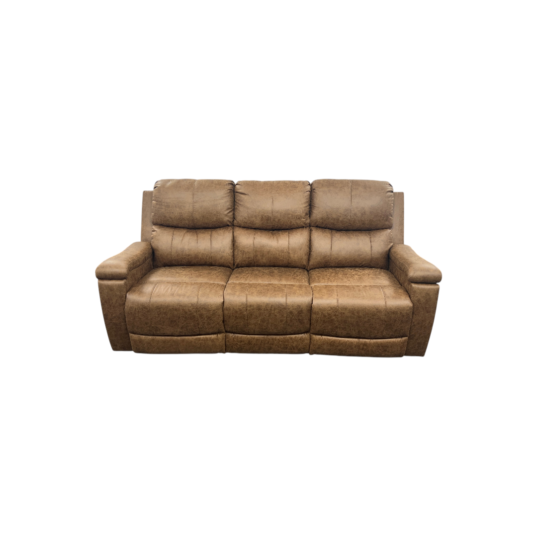 Latitude Run Ilkeston Wide Vegan Leather Manual Reclining Sofa