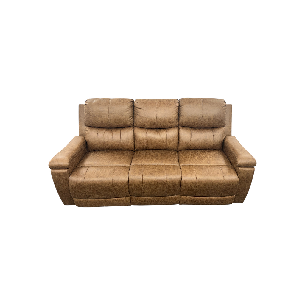 Latitude Run Ilkeston Wide Vegan Leather Manual Reclining Sofa