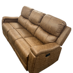 Latitude Run Ilkeston Wide Vegan Leather Manual Reclining Sofa