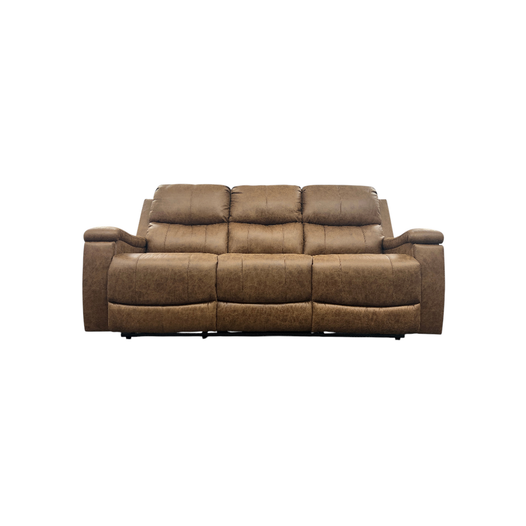 Latitude Run Ilkeston Wide Vegan Leather Manual Reclining Sofa