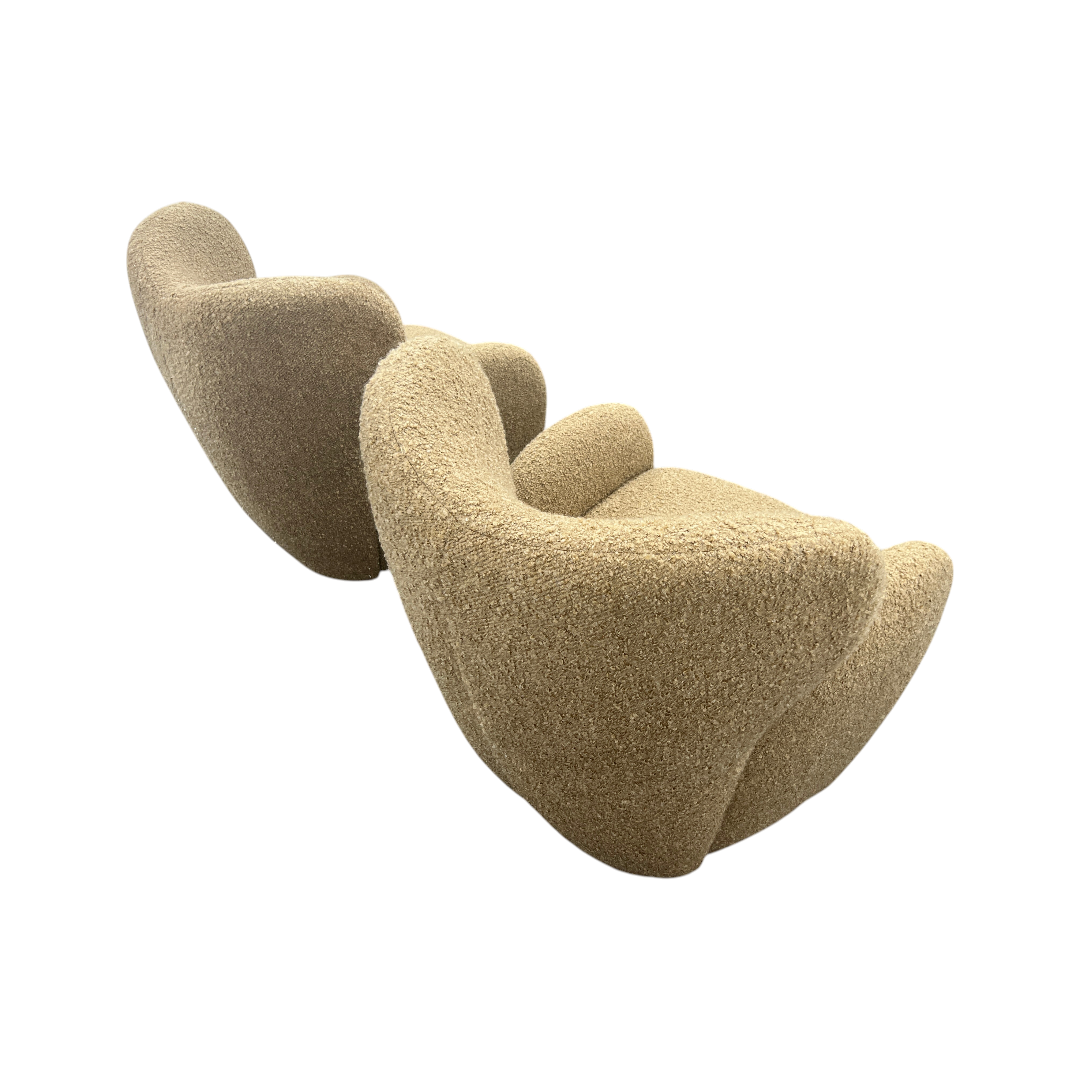 Lulu and Georgia Ovid Swivel Chair by Aimee Song Set of 2