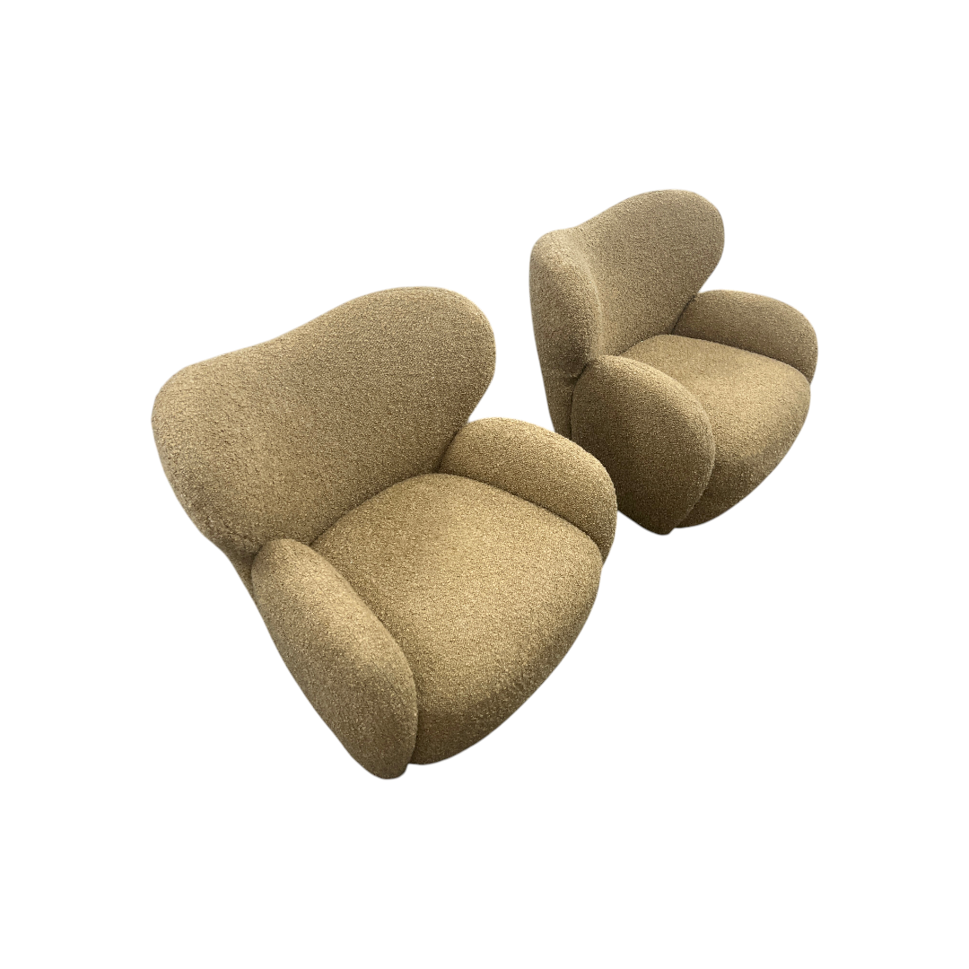 Lulu and Georgia Ovid Swivel Chair by Aimee Song Set of 2