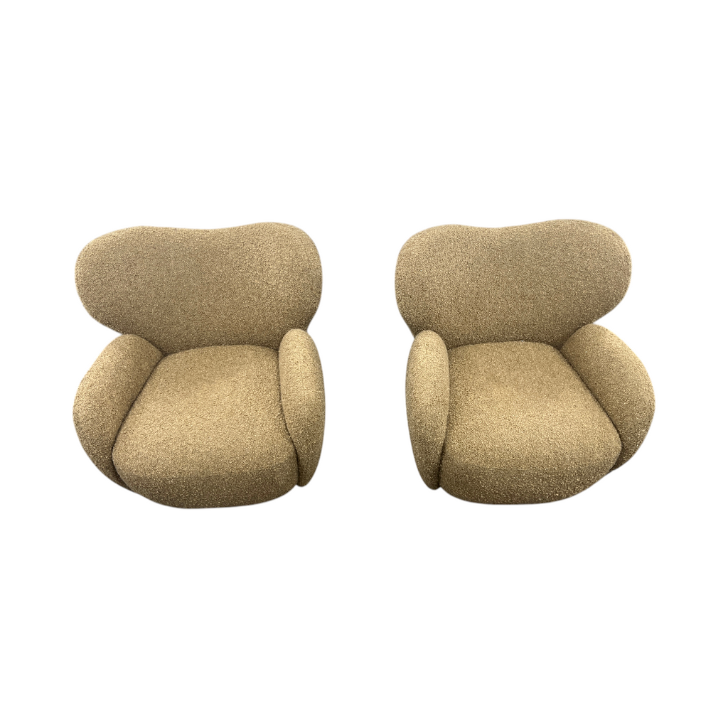 Lulu and Georgia Ovid Swivel Chair by Aimee Song Set of 2
