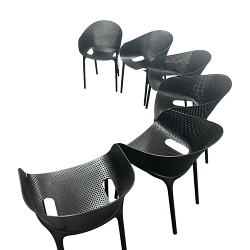 AllModern Farrah Stacking Patio Dining Armchair (Set of 6), image 8