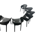AllModern Farrah Stacking Patio Dining Armchair (Set of 6)