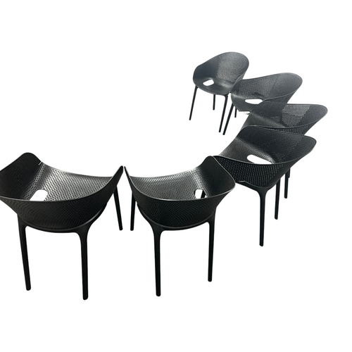 AllModern Farrah Stacking Patio Dining Armchair (Set of 6), image 11