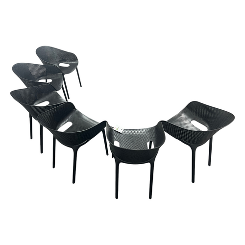 AllModern Farrah Stacking Patio Dining Armchair (Set of 6), image 13