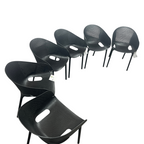 AllModern Farrah Stacking Patio Dining Armchair (Set of 6)