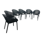 AllModern Farrah Stacking Patio Dining Armchair (Set of 6)
