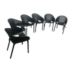 AllModern Farrah Stacking Patio Dining Armchair (Set of 6)