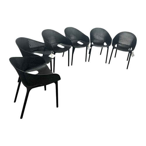 AllModern Farrah Stacking Patio Dining Armchair (Set of 6), image 17