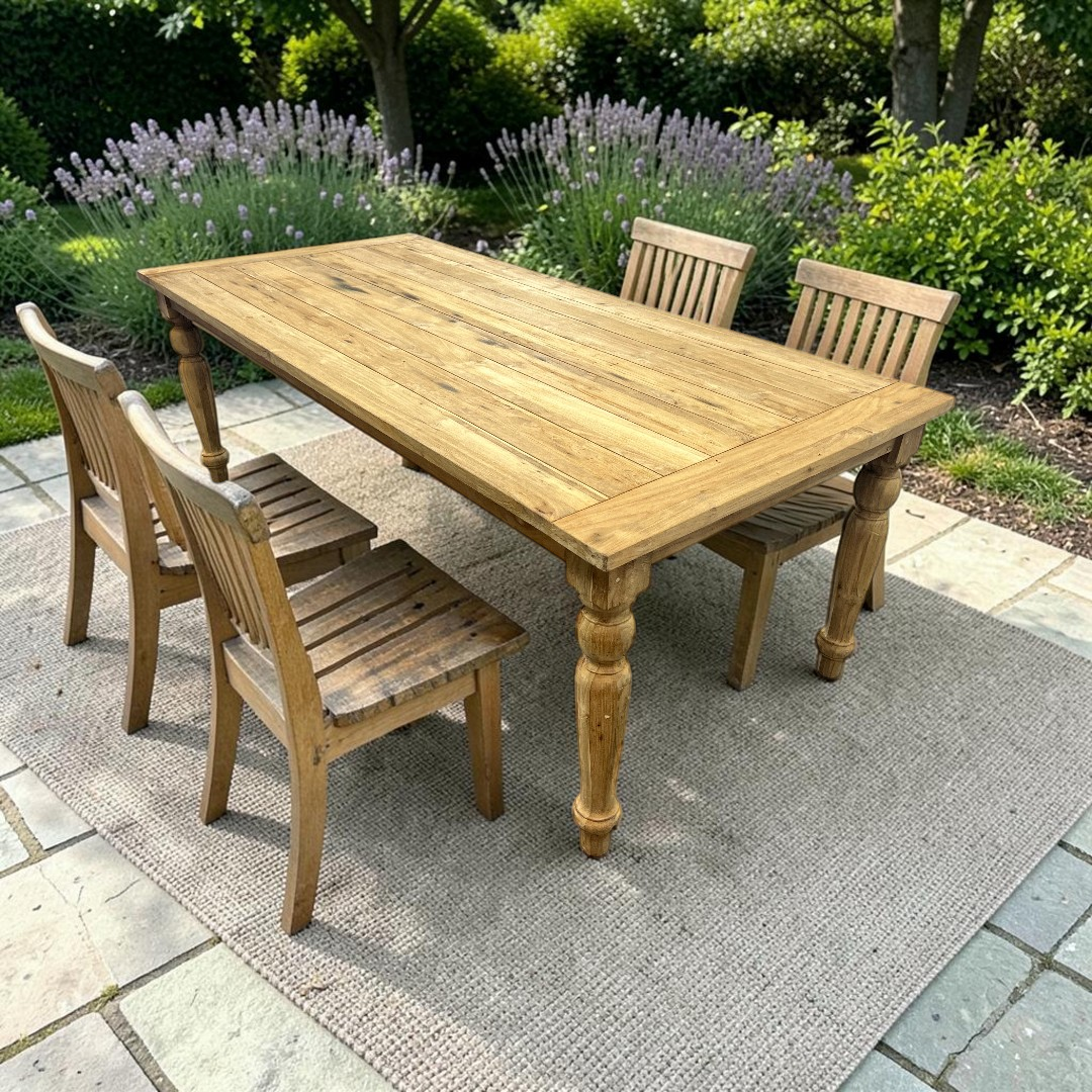 Canora Beardall Rectangular Teak Outdoor Dining Table