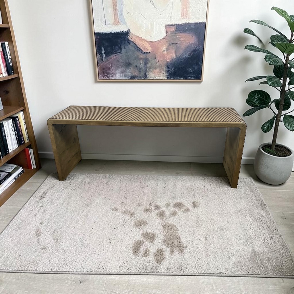 Four Hands Leo Console Table - Rustic Grey