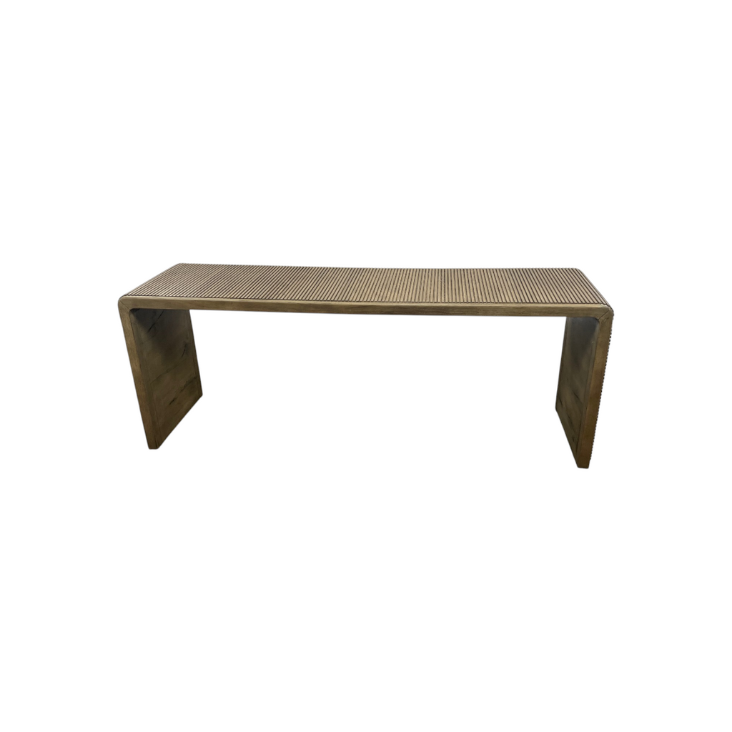 Four Hands Leo Console Table - Rustic Grey