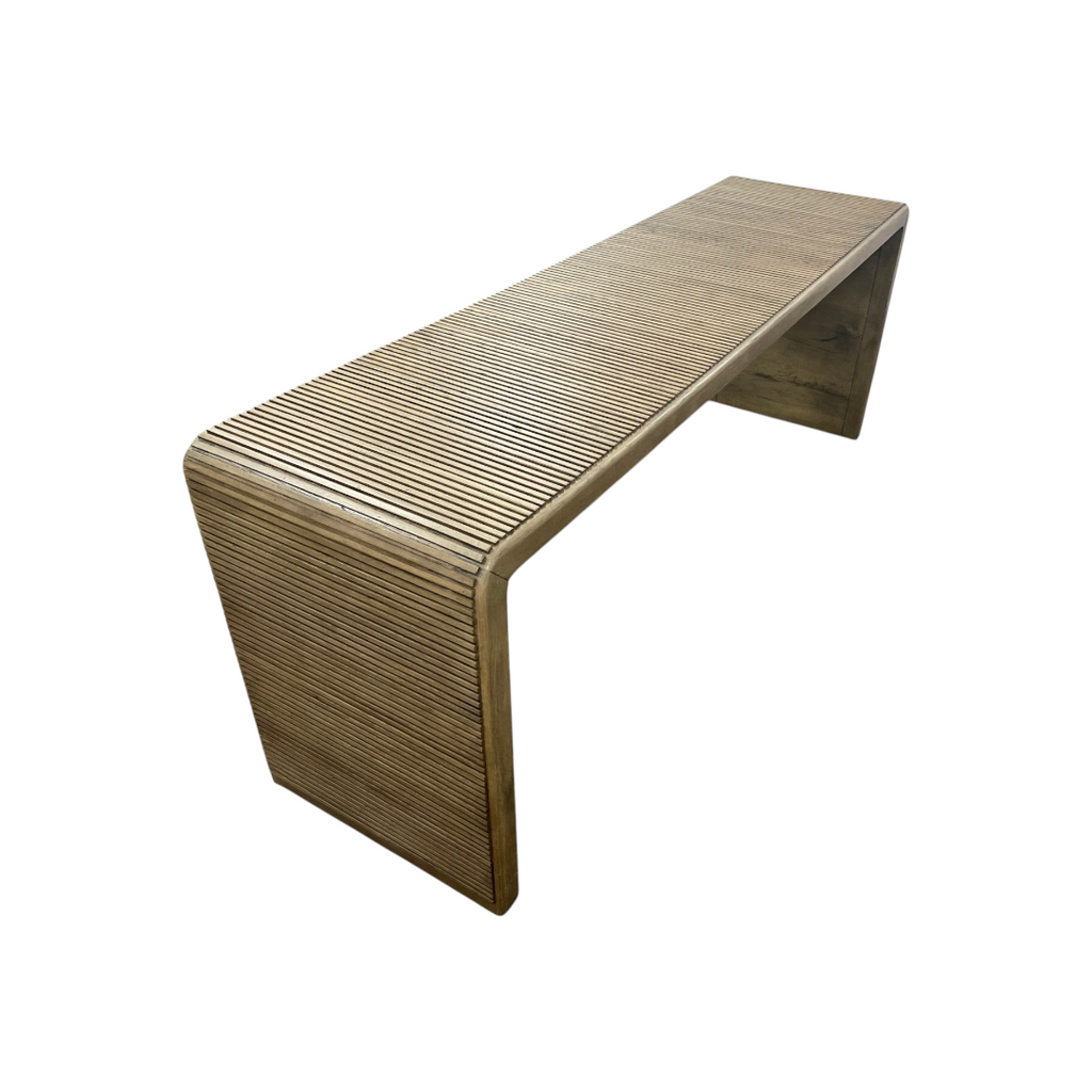 Four Hands Leo Console Table - Rustic Grey