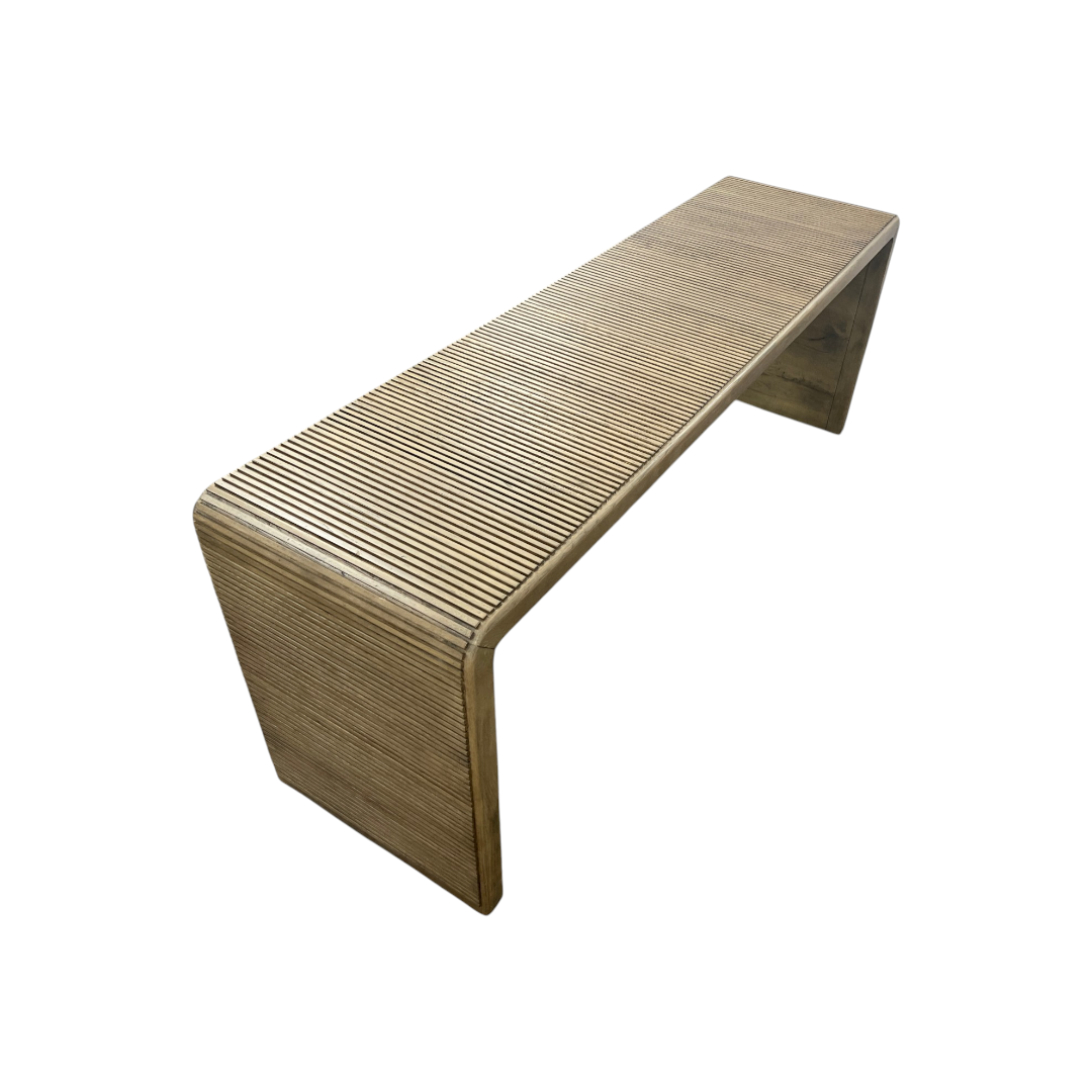 Four Hands Leo Console Table - Rustic Grey