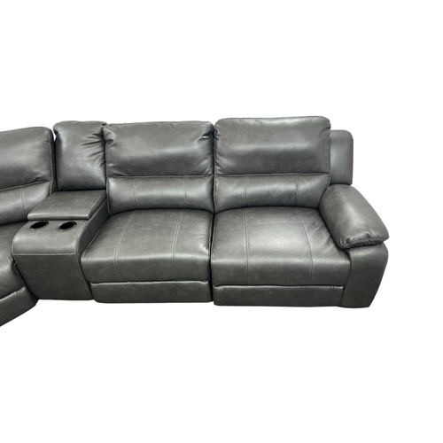 Latitude Run Jeanna Modern & Contemporary 6-Piece Modular Power Reclining Sectional Sofa with Integrated Console and USB Charging Port, image 7