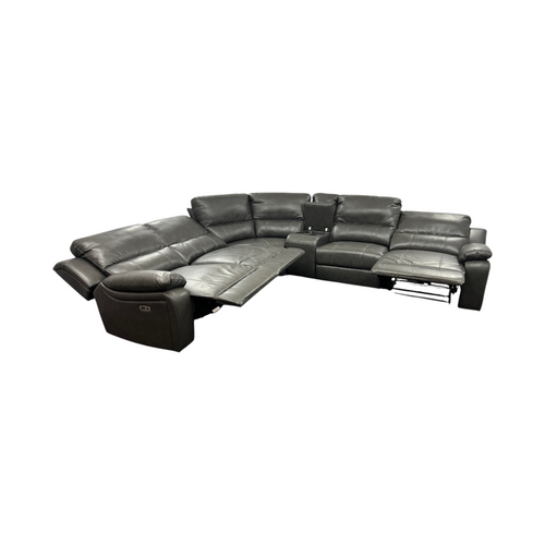 Latitude Run Jeanna Modern & Contemporary 6-Piece Modular Power Reclining Sectional Sofa with Integrated Console and USB Charging Port, image 13