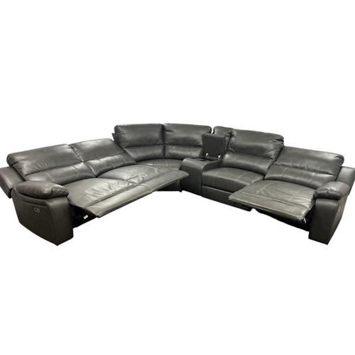 Latitude Run Jeanna Modern & Contemporary 6-Piece Modular Power Reclining Sectional Sofa with Integrated Console and USB Charging Port, image 15