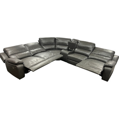Latitude Run Jeanna Modern & Contemporary 6-Piece Modular Power Reclining Sectional Sofa with Integrated Console and USB Charging Port, image 16