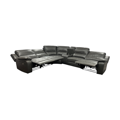 Latitude Run Jeanna Modern & Contemporary 6-Piece Modular Power Reclining Sectional Sofa with Integrated Console and USB Charging Port, image 17