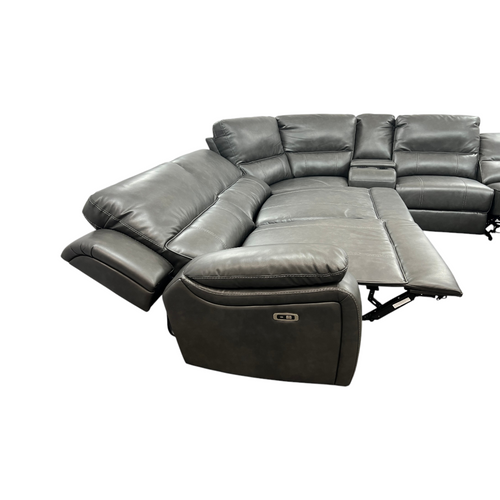 Latitude Run Jeanna Modern & Contemporary 6-Piece Modular Power Reclining Sectional Sofa with Integrated Console and USB Charging Port, image 29
