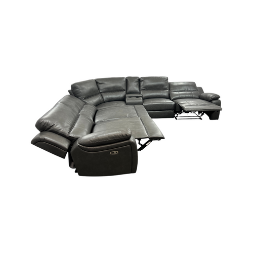 Latitude Run Jeanna Modern & Contemporary 6-Piece Modular Power Reclining Sectional Sofa with Integrated Console and USB Charging Port, image 31