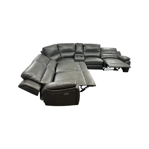 Latitude Run Jeanna Modern & Contemporary 6-Piece Modular Power Reclining Sectional Sofa with Integrated Console and USB Charging Port, image 32
