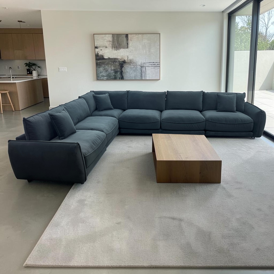 Lulu and Georgia Balmer Modular Corner Sectional Sofa
