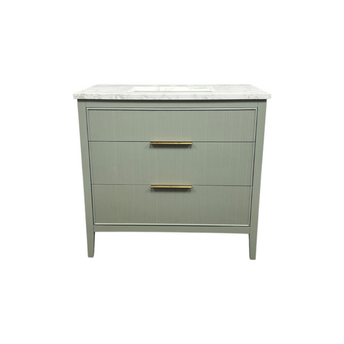 Ebern Designs Bilroy Single Bathroom Vanity with Engineered Stone Top, image 2