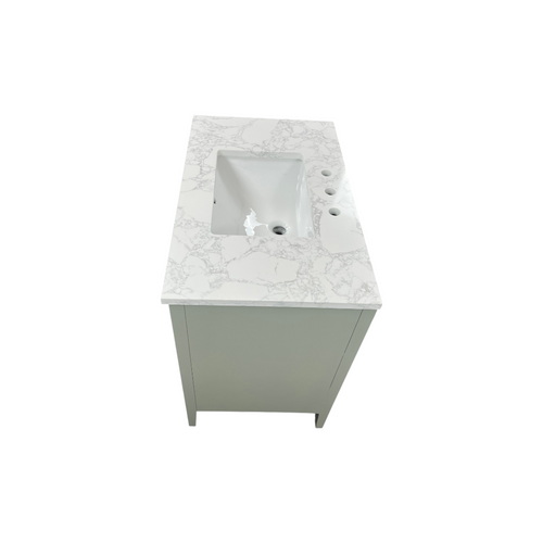 Ebern Designs Bilroy Single Bathroom Vanity with Engineered Stone Top, image 7